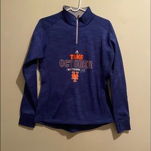 Mets Half Zip Sweatshirt